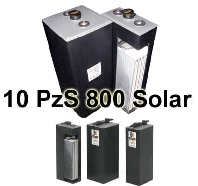 9 PzS 800 Solar 2V - Μπαταρίες Έλξεως Enersys eshops.gr