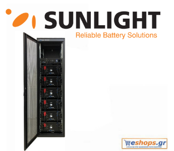 Sunlight LiON ESS 5.12 in 16U cabinet - Μπαταρία λιθίου-για φωτοβολταϊκά και ανεμογεννήτριες