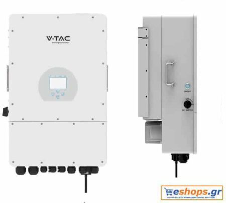 Τριφασικός Υβριδικός Inverter On/Off-Grid 10KW V-TAC SUN-10K-SG04LP3-EU με οθόνη LCD IP65 11542 - Υβριδικοί Inverters Αυτόνομων (Off-Grid) eshops.gr