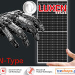 585 watt Φωτοβολταϊκό LUXPOWER 585 watt mono BIFACIAL /132 half cells M10/182mm N-TOPCon cell - Net Metering eshops.gr