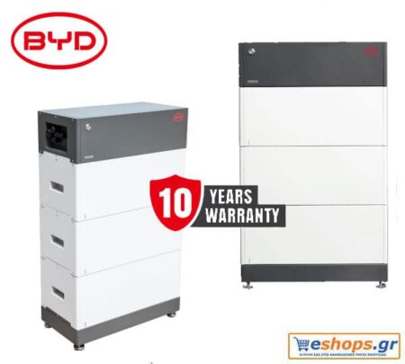 Μπαταρίες λιθίου BYD Battery Box HVS 7.7 για υβριδικά φωτοβολταϊκά & inverter - Μπαταρίες Λιθίου BYD eshops.gr